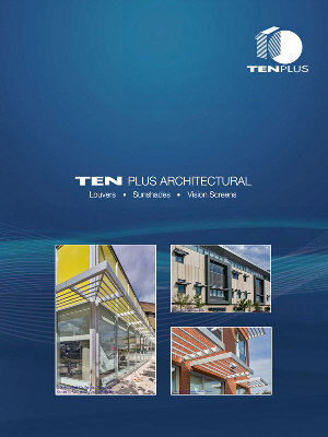 Download the Ten Plus Louvers, Sunshades and Vision Screen Spec Writer Resources Zip File
